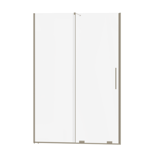 Fairford 8mm Frameless 1700mm Gunmetal Sliding Shower Door