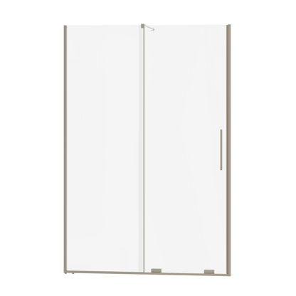 Fairford 8mm Frameless 1500mm Gunmetal Sliding Shower Door