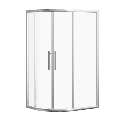 Fairford 8mm, 1200mm x 900mm Offset Quadrant Enclosure