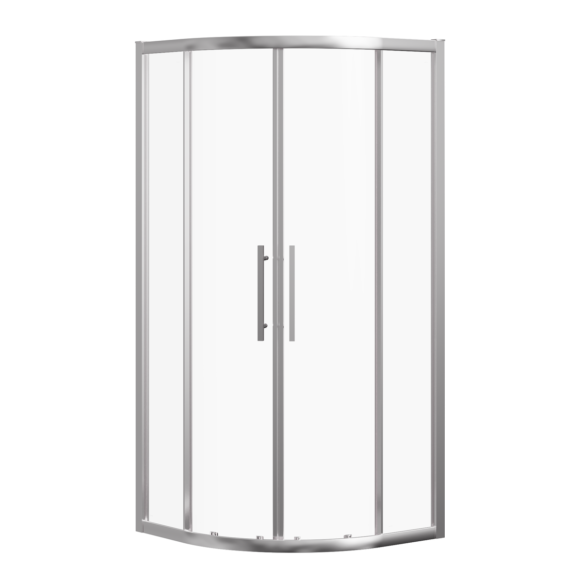 Fairford 8mm 800 x 800mm Chrome quadrant enclosure — product image