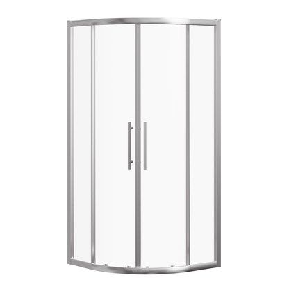 Fairford 8mm 1000 x 1000mm Chrome quadrant enclosure product image