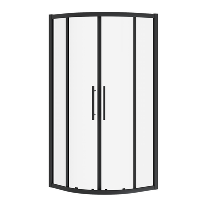 Fairford Pro 8mm 1000 x 1000mm Matt Black quadrant enclosure product image
