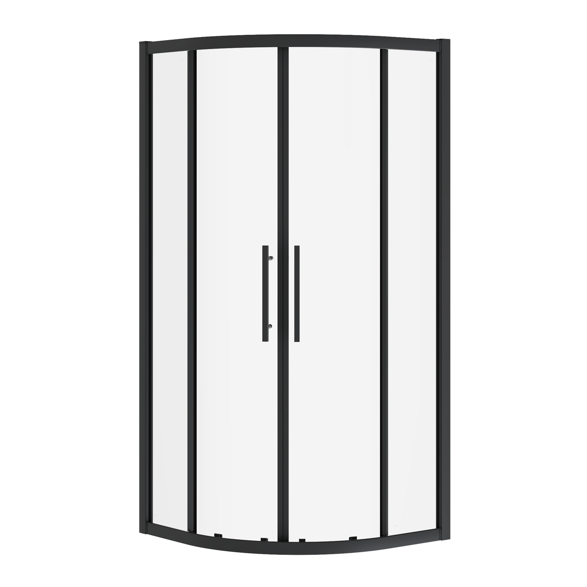 Fairford Pro 8mm 900 x 900mm Matt Black quadrant enclosure product image
