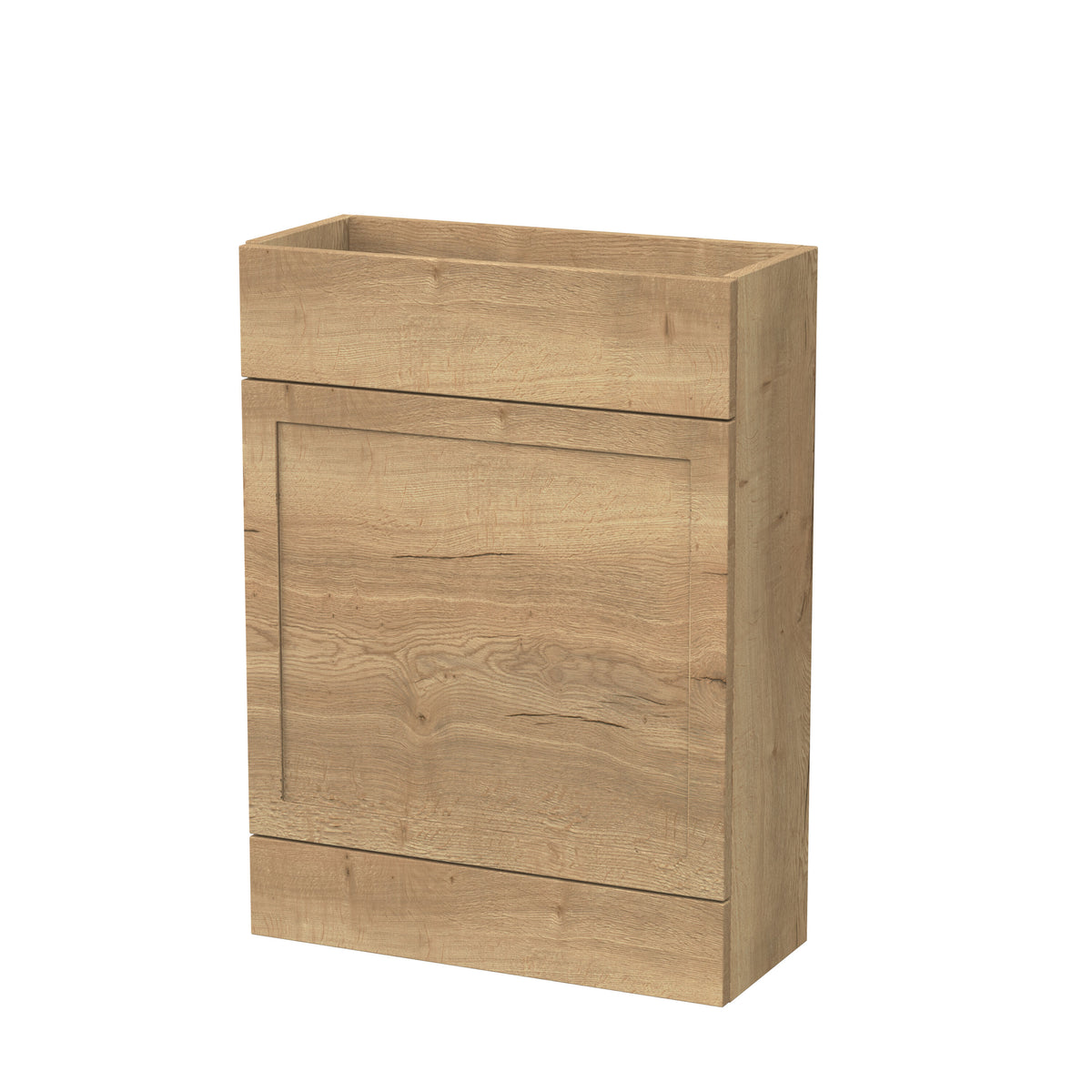 Fairford Union Style Shaker Dark Oak 600mm Slimline WC Unit
