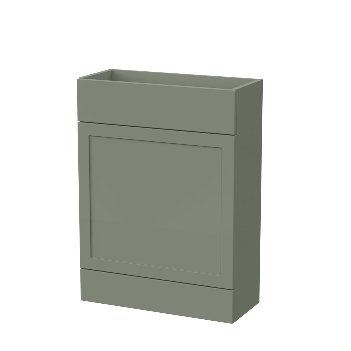 Fairford Union Style Shaker Matt Lux Green 600mm Slimline WC Unit