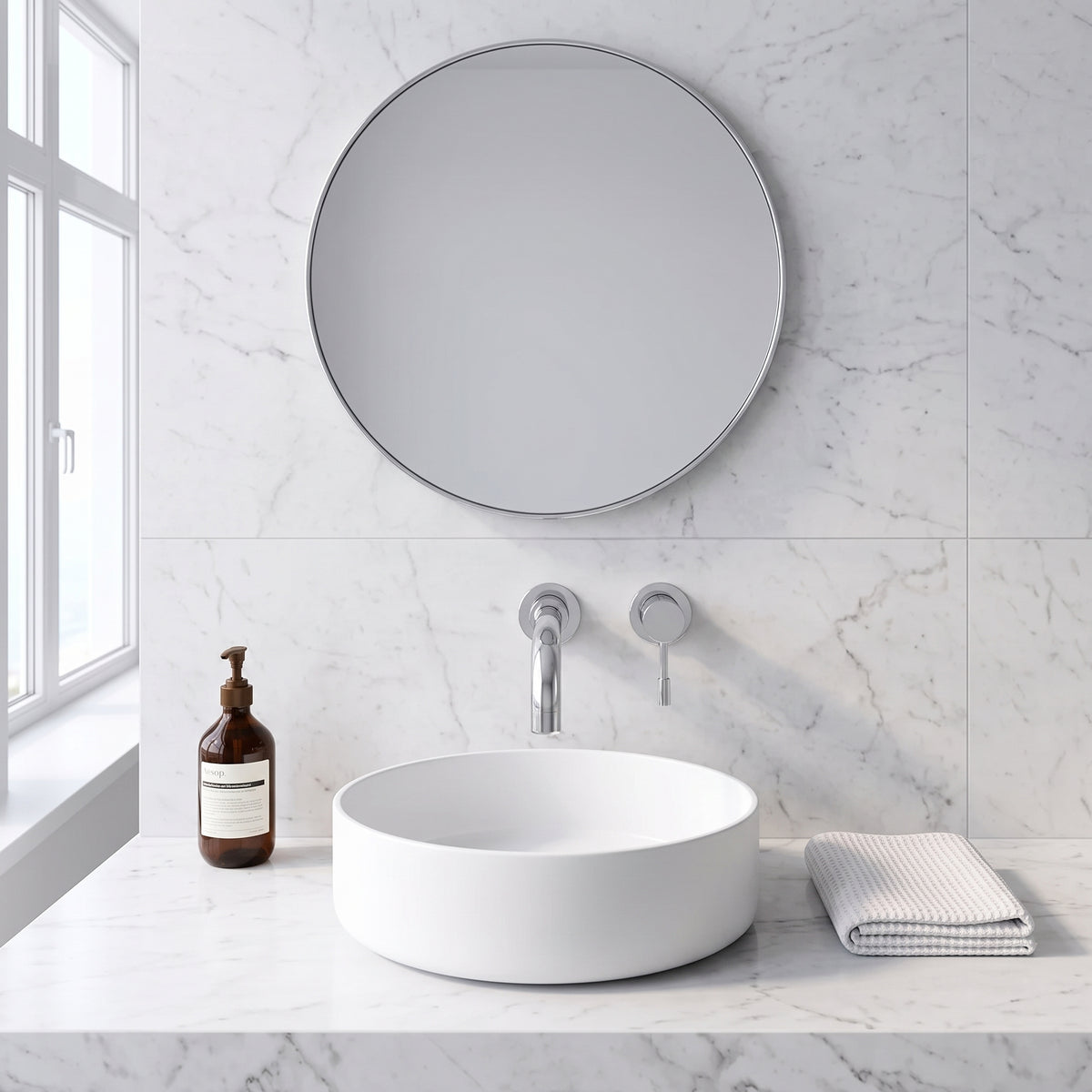 Fairford Dayna Wall Mounted Basin Mixer