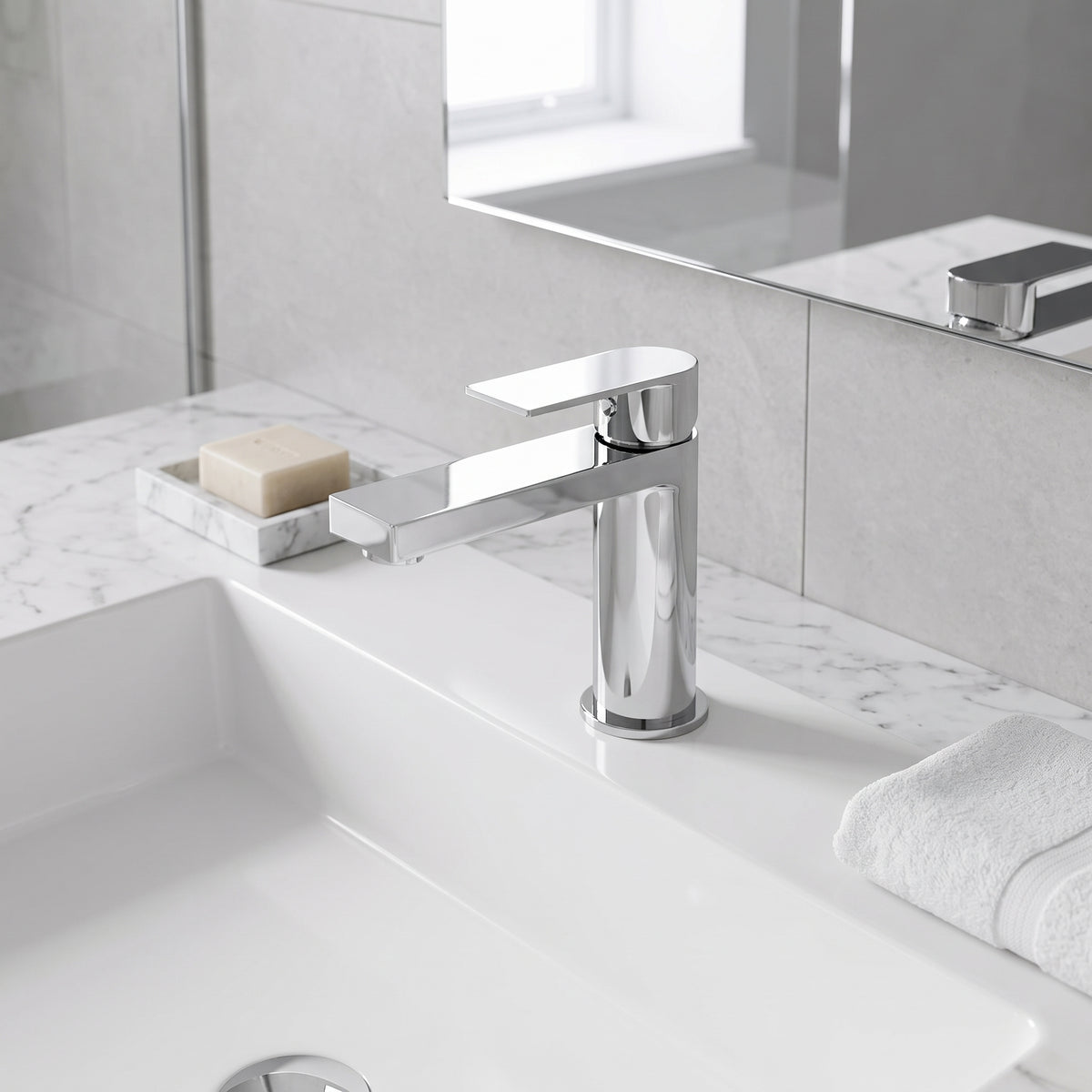 Fairford Loft Chrome Basin Mixer