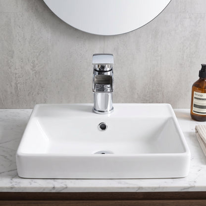 Fairford Ratoe Basin Mixer with Push Button Waste