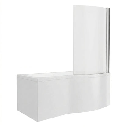 Fairford 1700 x 850 RH B Shape Bath with Screen and Panel