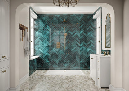 Fairford 10mm 900mm Gunmetal  Wetroom Screen