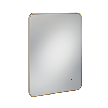 Fairford Montari 500 Brushed Brass 500 x 700mm Mirror