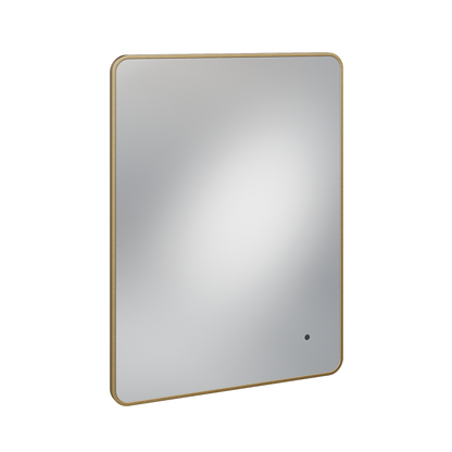 Fairford Montari 600 Brushed Brass 600 x 800mm Mirror