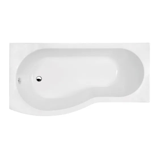 Fairford 1500 x 850 LH B Shape Bath with Screen and Panel
