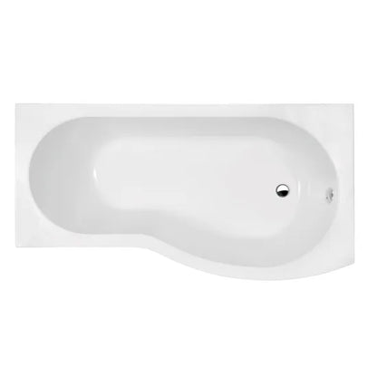 Fairford 1500 x 850 RH B Shape Bath with Screen and Panel