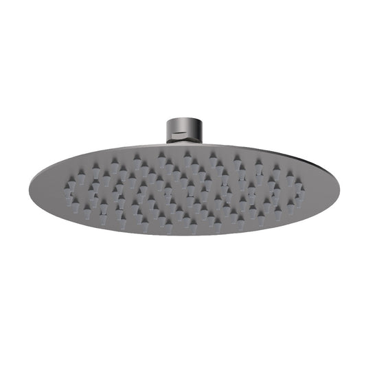 Fairford Element 10 200 x 200mm Brushed Gun Metal Rain Shower Head