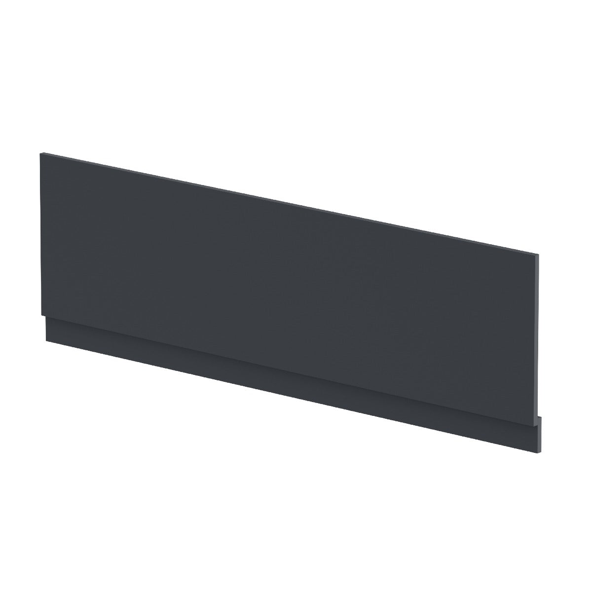 Fairford Satin Anthracite 1800mm Bath Panel with Plinth