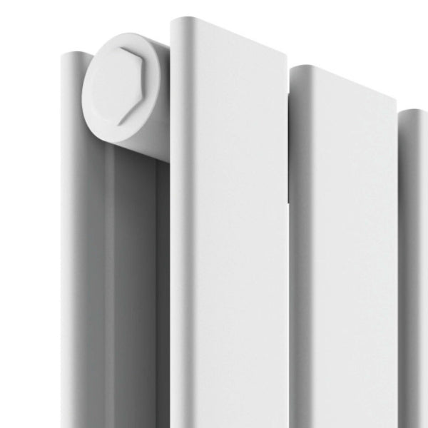 Fairford Bravo White Double Designer Radiator 1600mm X 476mm