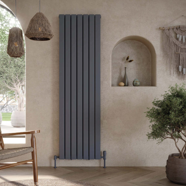 Fairford Bravo Anthracite Double Designer Radiator 1600mm X 544mm