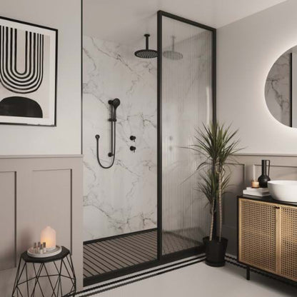 Hydraset Calacatta Marble 1200 x 2400 Square Edge Wall Panel