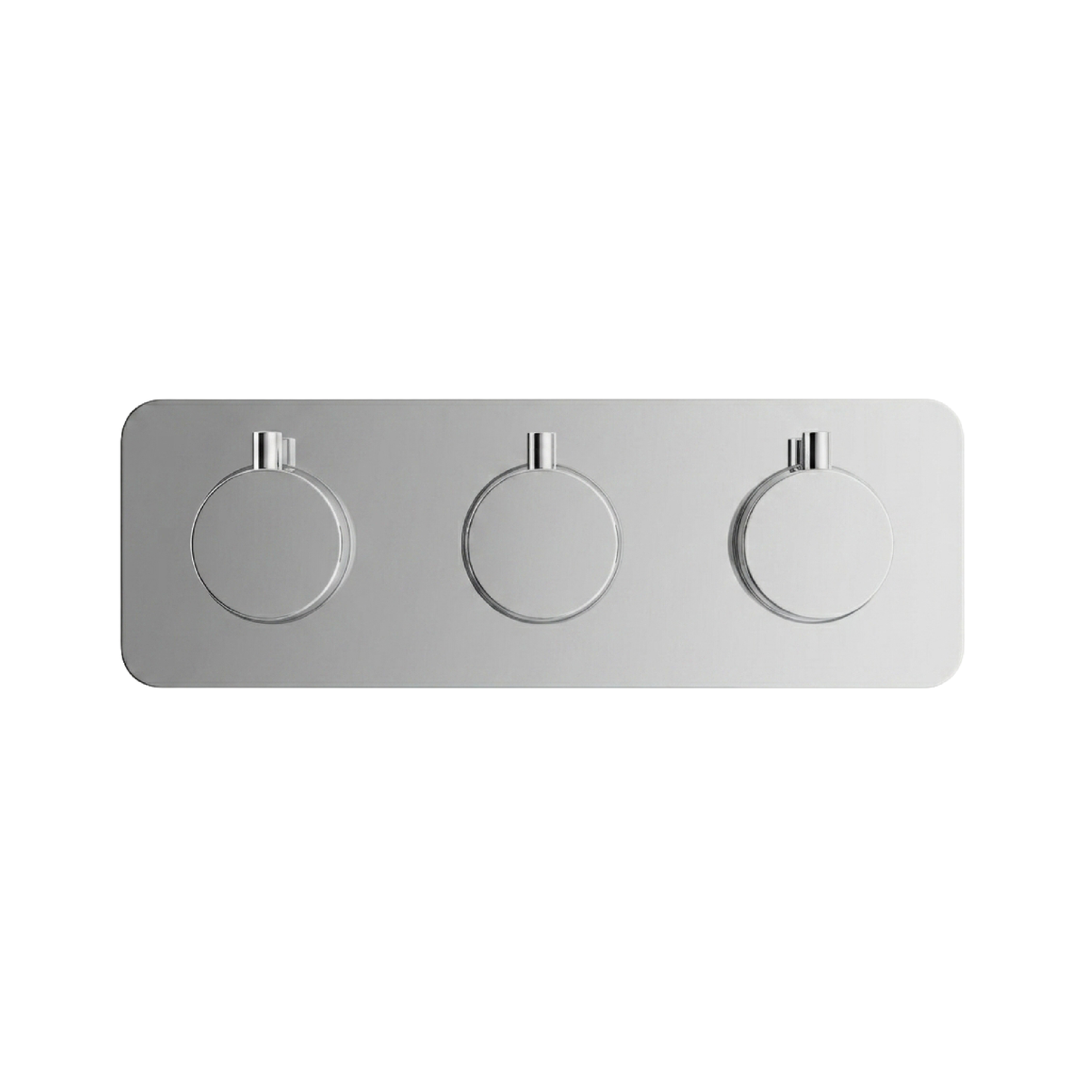 Fairford Element 7 Chrome Triple Shower Valve, 3 Outlet
