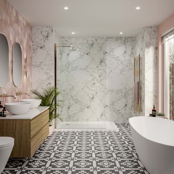 Hydraset Bianca Luna 1200 x 2400 Setlock Wall Panel
