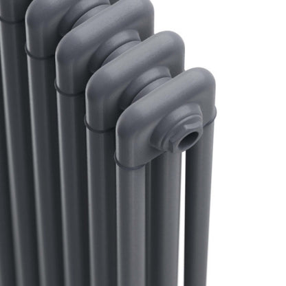Fairford 3 Column Vertical White Designer Radiator 1800mm X 335mm