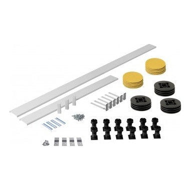 Fairford 2000 x 1200mm Straight Plinth Kit for trays with Side Waste