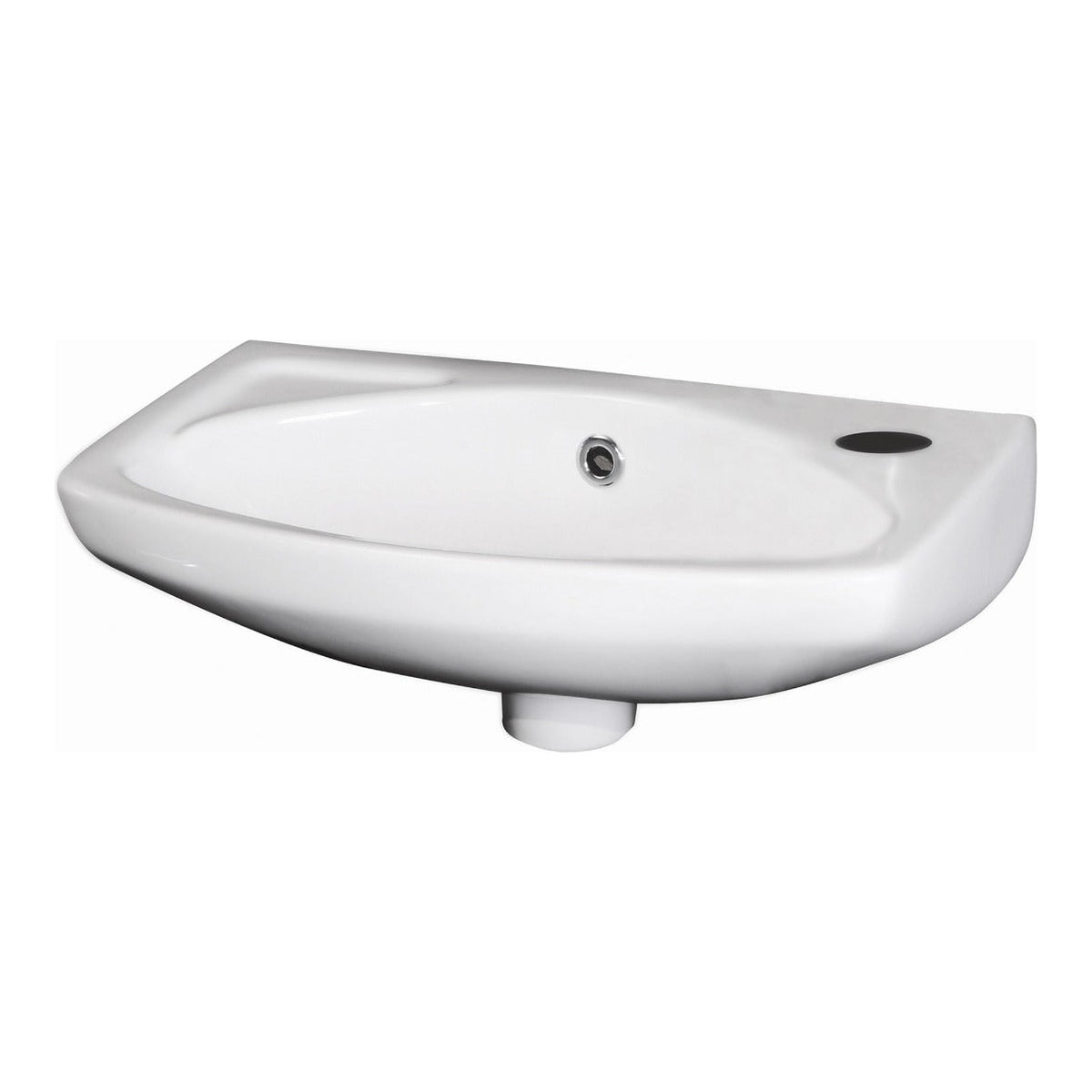 Dezine 450mm Right Hand Wall Hung Basin