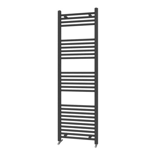 Fairford Strive Towel Radiator - 1600mm X 500mm - Black