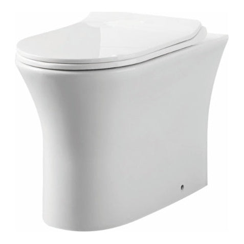Fairford Tiene Rimless Back To Wall Toilet with Wrapover Soft Close Seat