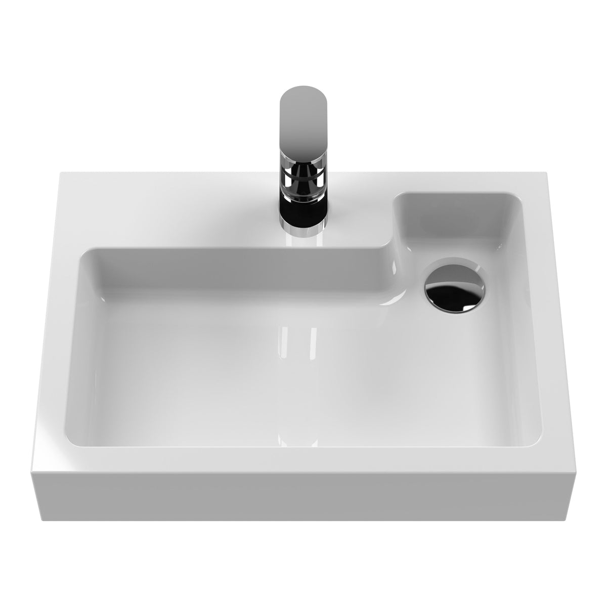 Fairford Carnation 500mm Gloss Grey WC and Basin Combination Unit