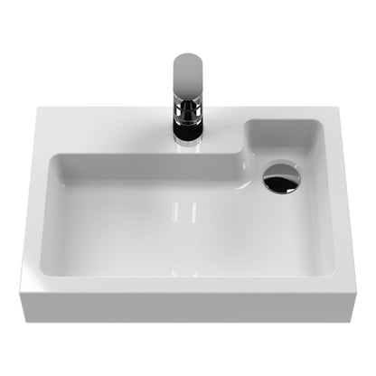 Fairford Carnation 500mm Grey Avola WC and Basin Combination Unit