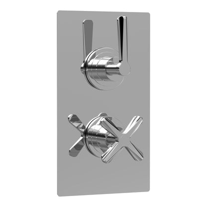 Fairford Verso Concealed Twin Valve with Diverter, 2 Outlet