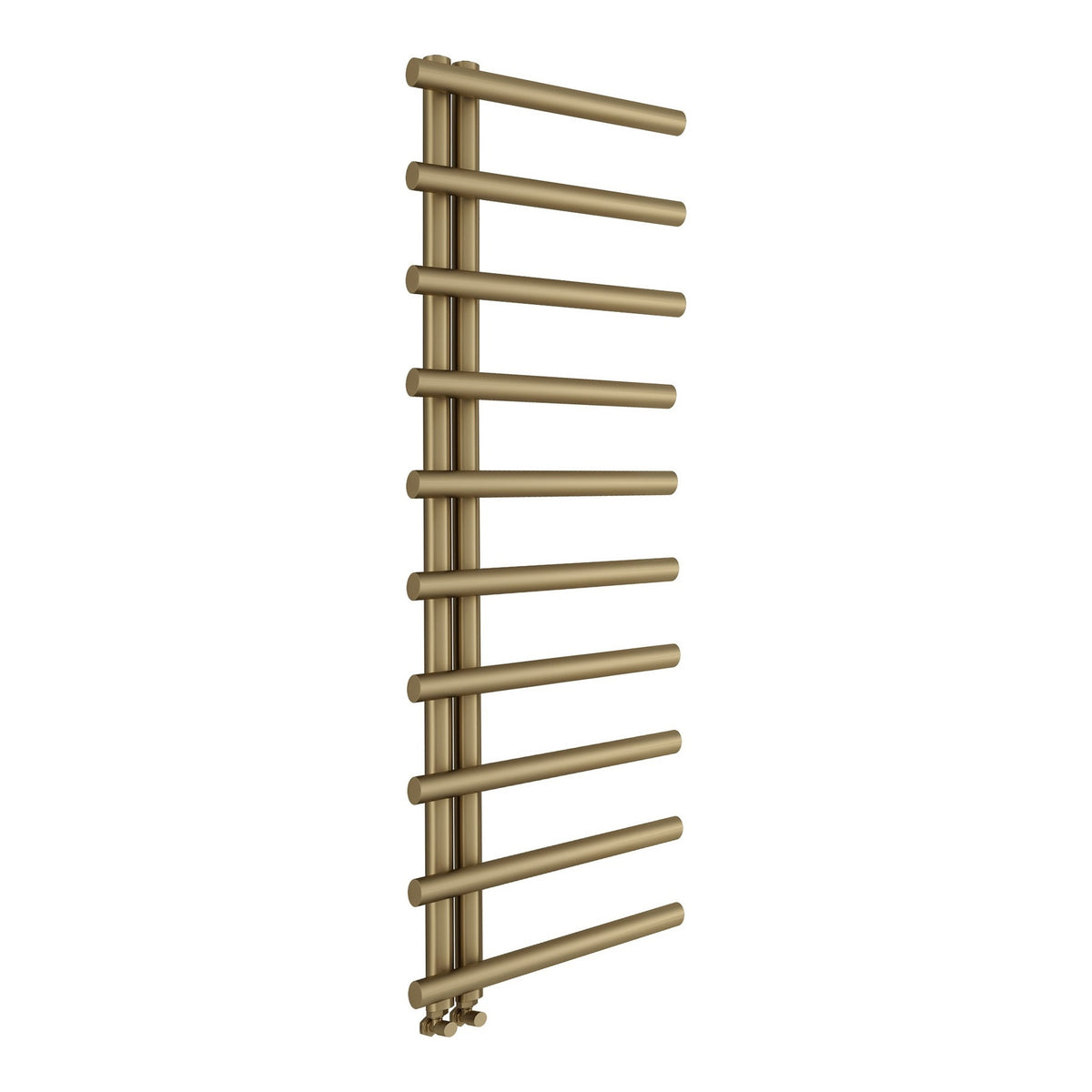Fairford Leyte 1450 x 500mm Brushed Brass Towel Rail