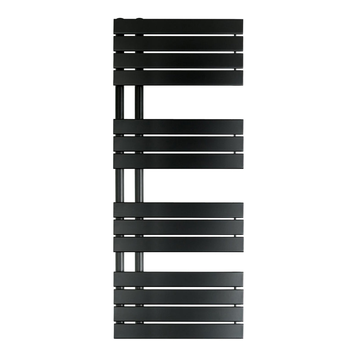 Fairford Peak 1400 x 550mm Matt Black Towel Rail