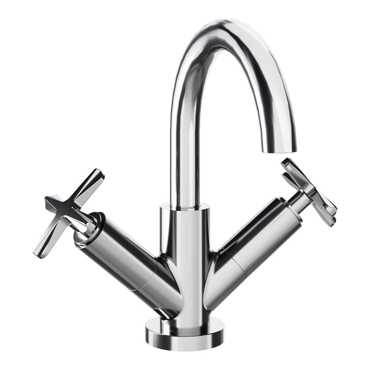 Fairford Verso Basin Mixer with Push Button Waste