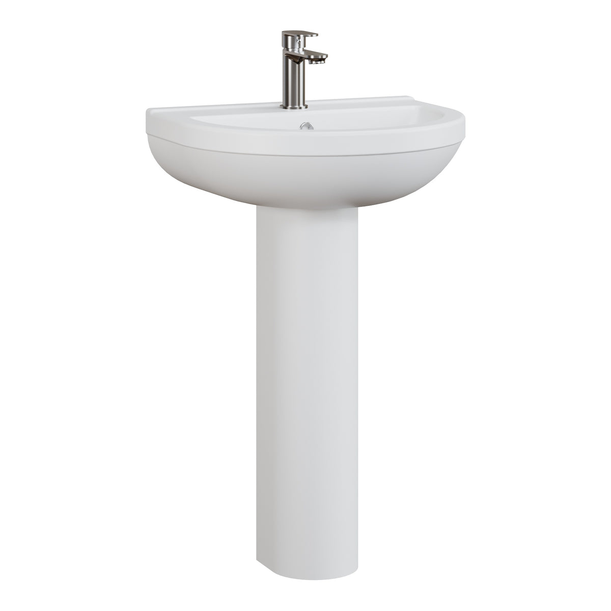Fairford Hora 550mm 1TH Basin and Pedestal