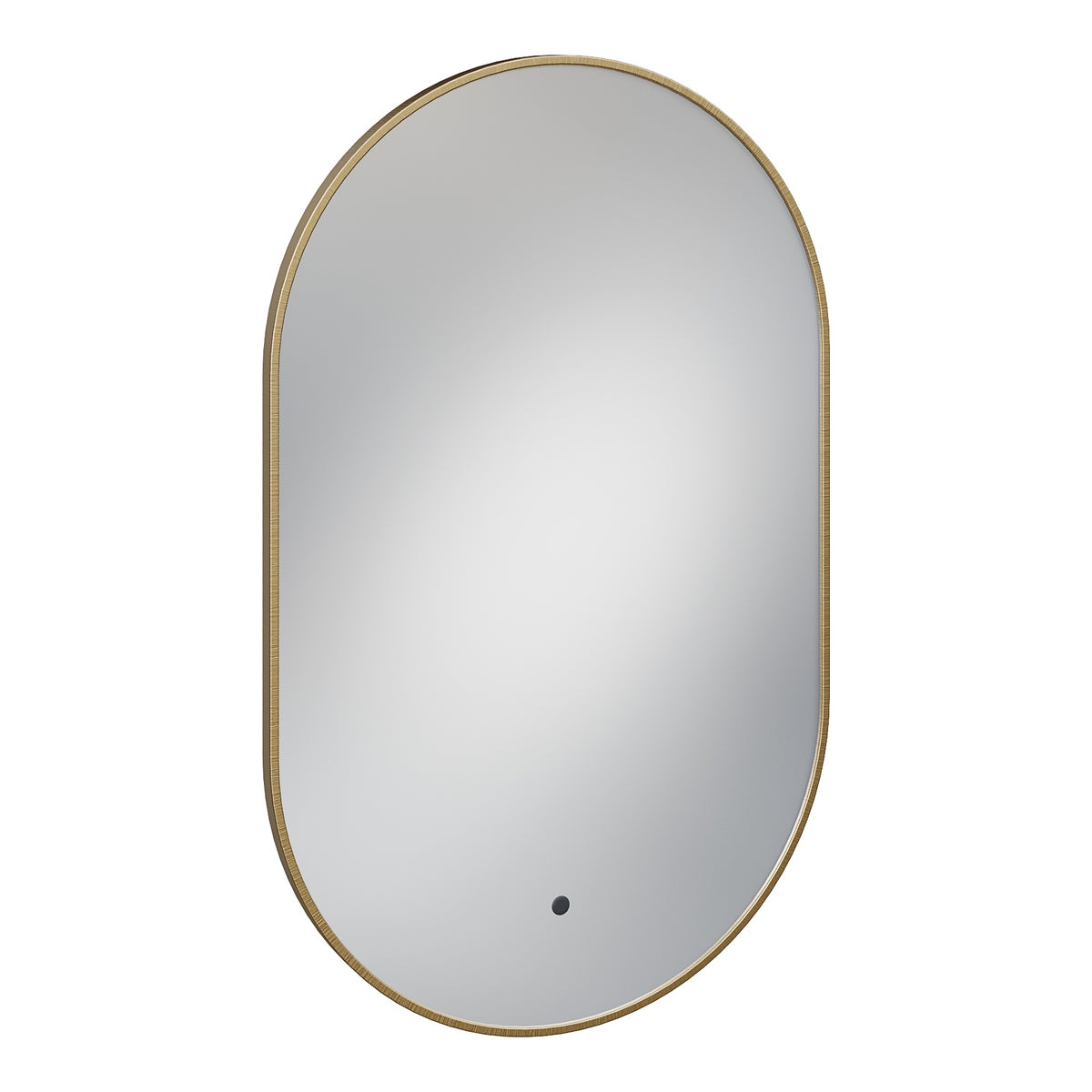 Fairford Velaro Brushed Brass 500 x 800mm Mirror