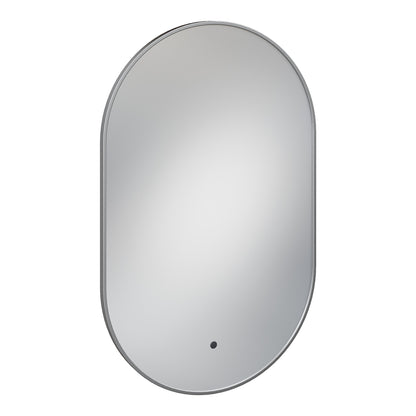 Fairford Velaro Gunmetal 500 x 800mm Mirror