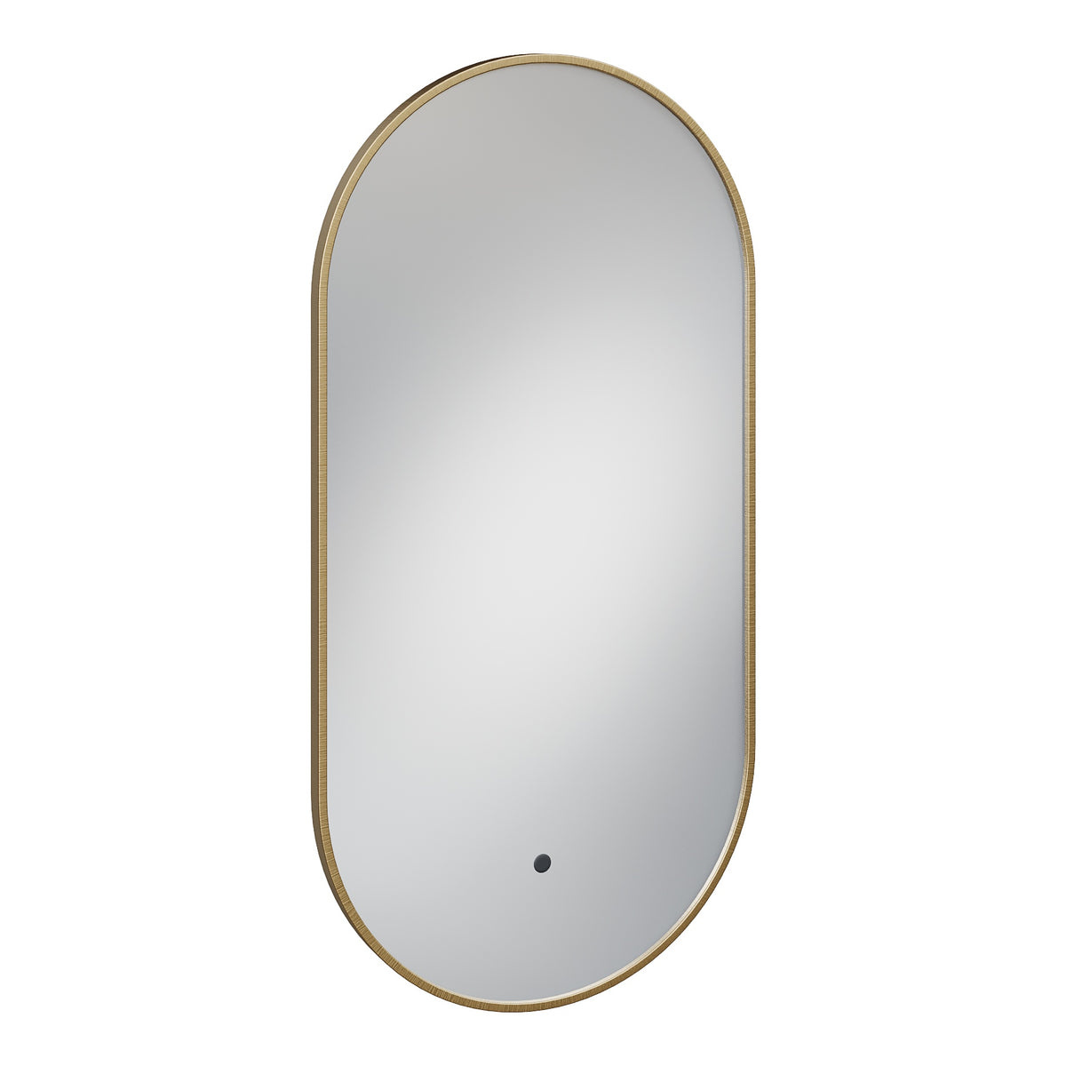 Fairford Velaro Slim Brushed Brass 400 x 800mm Mirror