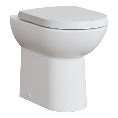 Fairford Kingsly Comfort Height Back To Wall Toilet with Soft Close Seat