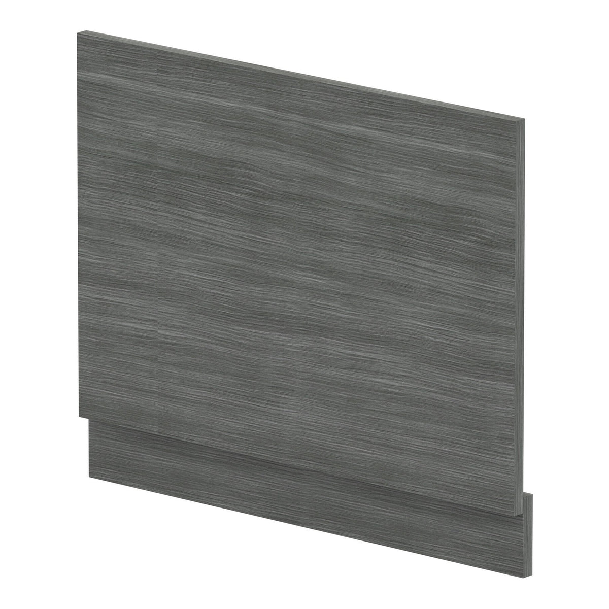 Fairford Anthracite Woodgrain 700mm Bath End Panel with Plinth