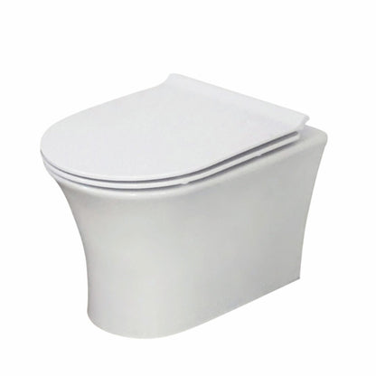Fairford Tiene Rimless Wall Hung Toilet With Slim Soft Close Seat