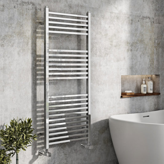 Fairford Simona Designer Towel Rail - 1600mm X 500mm - Chrome