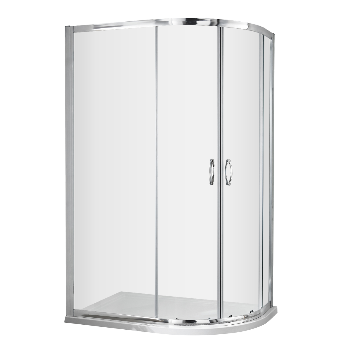 Fairford 5mm Offset Quadrant Shower Enclosure-1000mm x 800mm