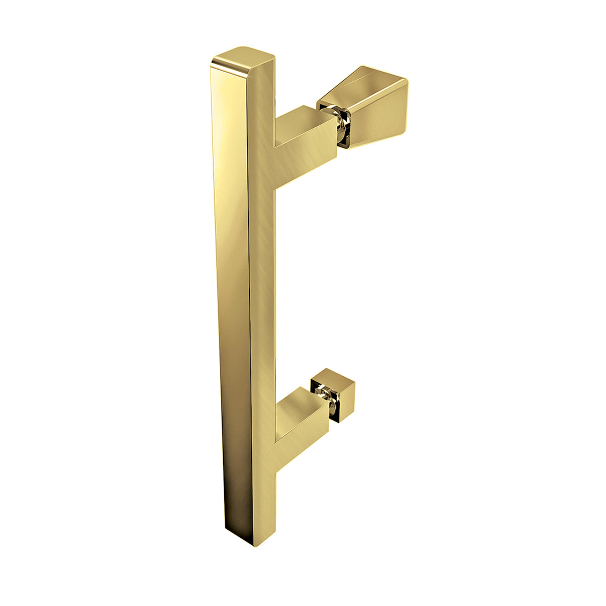 Fairford Pro 8 Brushed Brass 1200 x 800mm Frameless 8mm Hinged Door Enclosure with 2 Inline Panels