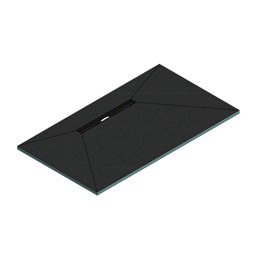 Hydraset Rectangular Tray with 600mm Side Drain 1800 x 900mm
