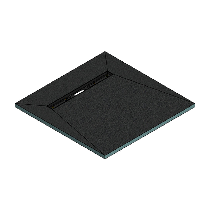Hydraset Square Trays with 600mm End Drain 1200 x 1200mm