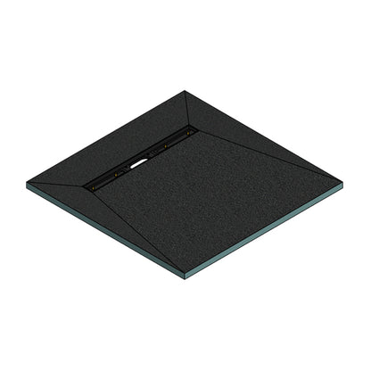 Hydraset Square Trays with 600mm End Drain 1200 x 1200mm
