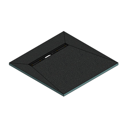 Hydraset Square Trays with 600mm End Drain 1200 x 1200mm